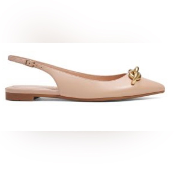 NIB COACH Women's Veronica Embellished Pointed Toe
Slingback Flats - Picture 4 of 6
